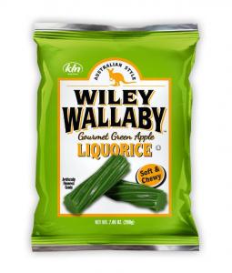 Kenny's Wiley Wallaby Liquorice, Green Apple, 7.05 Count (12 Pk)