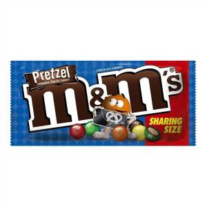 M & M's Milk Chocolate Pretzel King Size 2.83oz (CASE OF 6 OF 24 PACK)