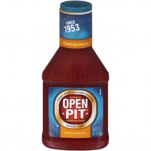 Open Pit Original Squeeze Bottle Barbecue Sauce 18 oz (12 Pack)