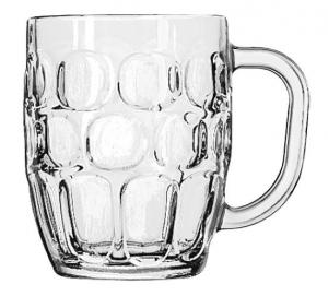 Libbey Glassware 5355 Dimple Stein, 19 oz.-14 oz. (Pack of 24)