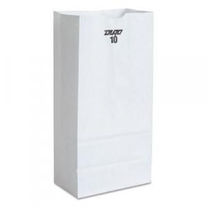 AJM Packaging Bleached Grocery Bag - 500 per case.