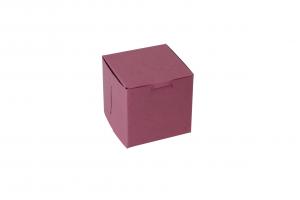 (Price/Case)Boxit 444B-195 Bakery Box 1 Piece Lock Corner Strawb