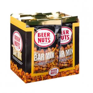 BEER NUTS Original Bar Mix | Beer Bottle Bags 12 Pack Box - 1.125 oz. Individual