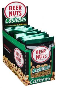Beer Nuts Mid Cashew (2.0 Oz), 2 Ounce (Pack of 12)