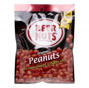 Beer Nuts' Original Peanuts, Sweet and Salty, 4 Oz. Bag - 2 Pack!