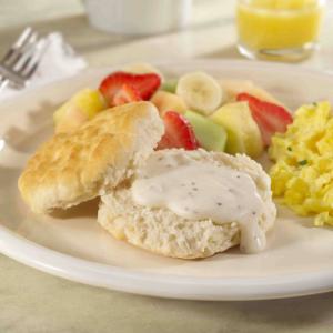 Millers Pride Peppered Biscuit Gravy Mix, 24 Ounce -- 6 per case.