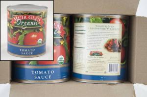 Muir Glen Organic Tomato Sauce, Bulk Size Carton Box (106 Oz, 6 Per Case)
