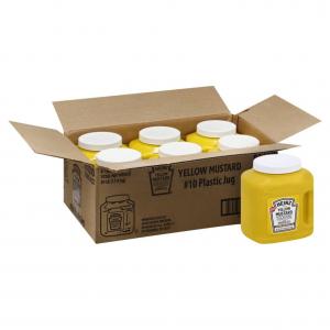 Heinz Yellow Mustard Jug (6lb Jugs, Pack of 6)