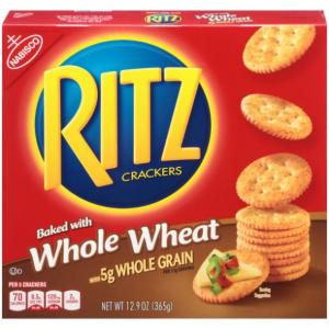 Nabisco Ritz Ready To Eat Whole Wheat Backed Crackers (12.9 OZ, 12 Per Case)