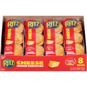 Ritz Cheese Cracker Sandwiches, 8 Count Tray, 10.8 Oz (Pk of 14)