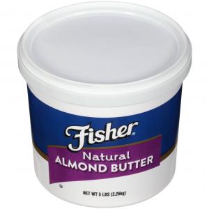 Fisher Natural Almond Butter, Ready-To-Use (80 OZ, 2 Per Case)
