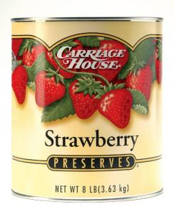 Carriage House Strawberry Preserves -- 6 per case.