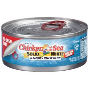 Chicken Of The Sea 10048000001457 Solid Albacore Tuna In Water (5 Oz, 24 Pack)