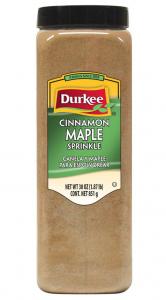 Durkee Cinnamon Maple Sprinkle, No Added Msg (30 OZ. Container, 6 Per Case)