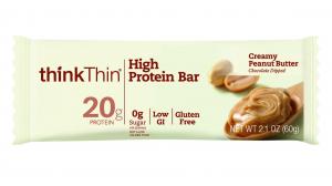 Think Thin High Protein Bars Creamy Peanut Butter 2.1oz 10count (PACK OF 12)