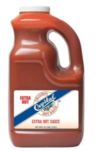 Crystal Baumer Foods Crystal Extra Hot Sauce Case 128fl.oz (PACK OF 4)