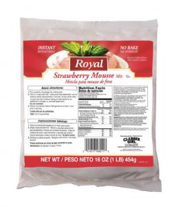 Royal Clabber Girl Strawberry Mousse Mix Case 16oz (PACK OF 6)