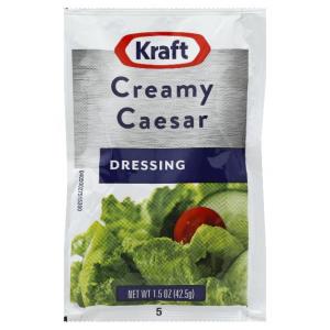 Kraft Creamy Caesar Salad Dressing (1.5oz Packets, Pack of 60)