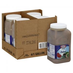 Dressing Kraft Free Italian 4 Case 1 Gallon