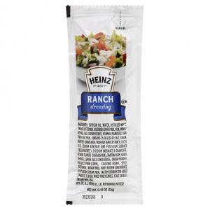 Ranch Dressing, Single Serve, 12 Gram --200 Case