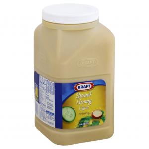 Kraft Dressing Sweet Honey Dijon, 1 Gallon (4 Pack)