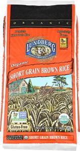 Lundberg Short Grain Brown Rice, 25 Pounds, Organic (Packaging May Vary)