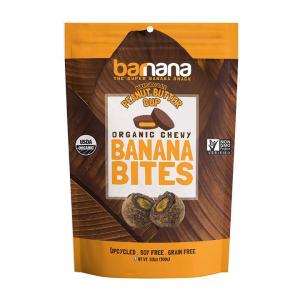 Barnana Organic Chewy Banana Bites - PB Cup -3.5 Ounce, 12 Pack Bites - Delicious Barnana Potassium Rich Banana Snacks