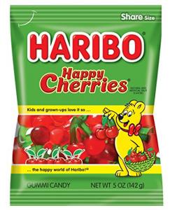 Haribo Gummi Candy, Happy Cherries, 5 oz. Bag (Pack of 12)