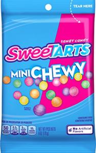 SweeTARTS Mini Chewy Candy Peg Bag Bulk Case (6 Ounce, Pack of 12)