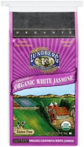 Lundberg California Organic White Jasmine 25 lb. Bag