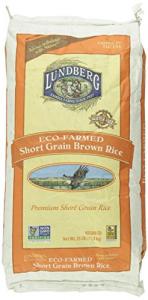 Lundberg Family Farms Eco-Farmed Short Grain Brown Rice, 25 Pounds (Packaging May Vary)