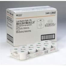 National Checking Company White Bond 1 Ply Register Roll, 44 Mil