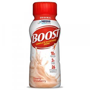 Boost Original Creamy Strawberry 8 Fl oz Bottles 6 Ct (Pack of 4