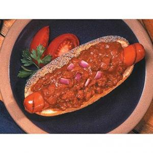 Vanee Chili Hot Dog Sauce With Meat, 6 x 110 oz Case