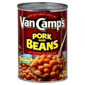 Vancamp'S Pork & Beans In Tomato Sauce, 98% Fat Free (15 Oz, Pack Of 24)