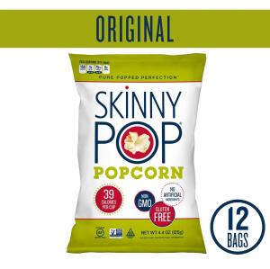 SKINNYPOP Original Popped Popcorn, Individual Bags, Gluten Free Popcorn, Non-GMO, No Artificial Ingredients, A Delicious