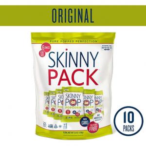 SKINNYPOP Original Popped Popcorn, Skinny Pack, Individual Bags, Gluten Free Popcorn, Non-GMO, No Artificial Ingredients