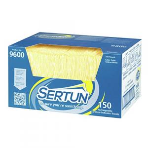 Color-Changing Rechargeable Sanitizer Towels, Yellow/white/blue,