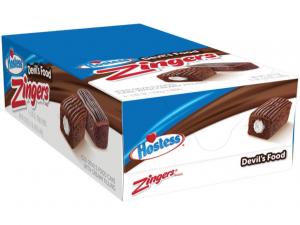 Hostess Chocolate Zinger 3.81oz 6count (PACK OF 6)