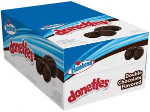 Hostess Double Chocolate Mini Donettes 3oz 10count (PACK OF 6)