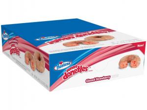 Hostess Glazed Strawberry Jumbo Donuts 4oz 6count (PACK OF 6)