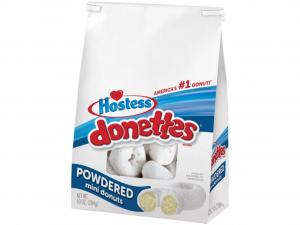 Hostess Powdered Sugar Donettes 10.5oz (PACK OF 6)