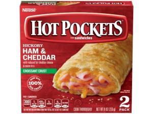 Hot Pockets Ham And Cheese Croissant Crust Sandwich 9oz (Pk OF 8)