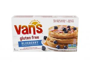 Van's WHEAT FREE BLUEBERRY Waffles, 12 x 0.56 lb Case