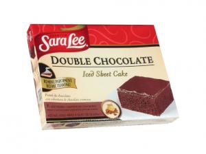 Sara Lee Iced Double Chocolate Sheet Cake, 12 x 16 inch -- 4 per