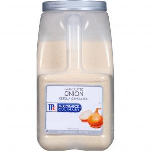 McCormick Granulated Onion - 5.75 lb. contanier, 3 per case