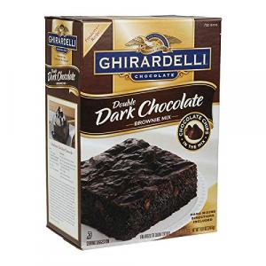 Ghirardelli 732-6114 Mix, Brownie Double Dark Chocolate (7 Lbs, Pack Of 4)