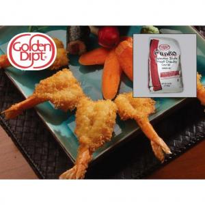 Golden Dipt Panko, Japanese Style Bread Crumbs, 1 x 25 lb Case