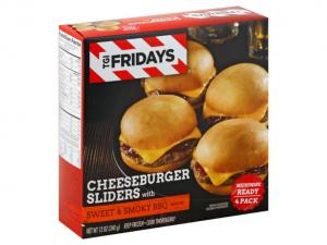 Tgi Fridays Cheeseburger Sliders With Sweet Smoky Bbq 12oz (PACK OF 4)