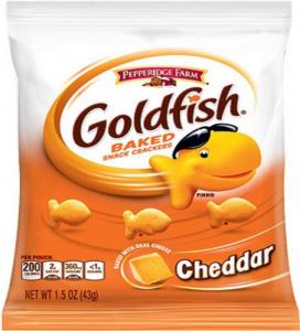Pepperidge Farm Goldfish, Cheddar, 1.5-ounce bags (pack of 72)